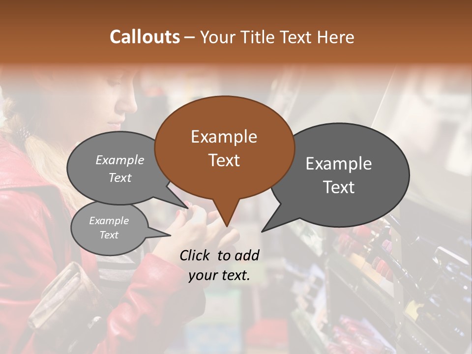 Makeup Face Urban PowerPoint Template