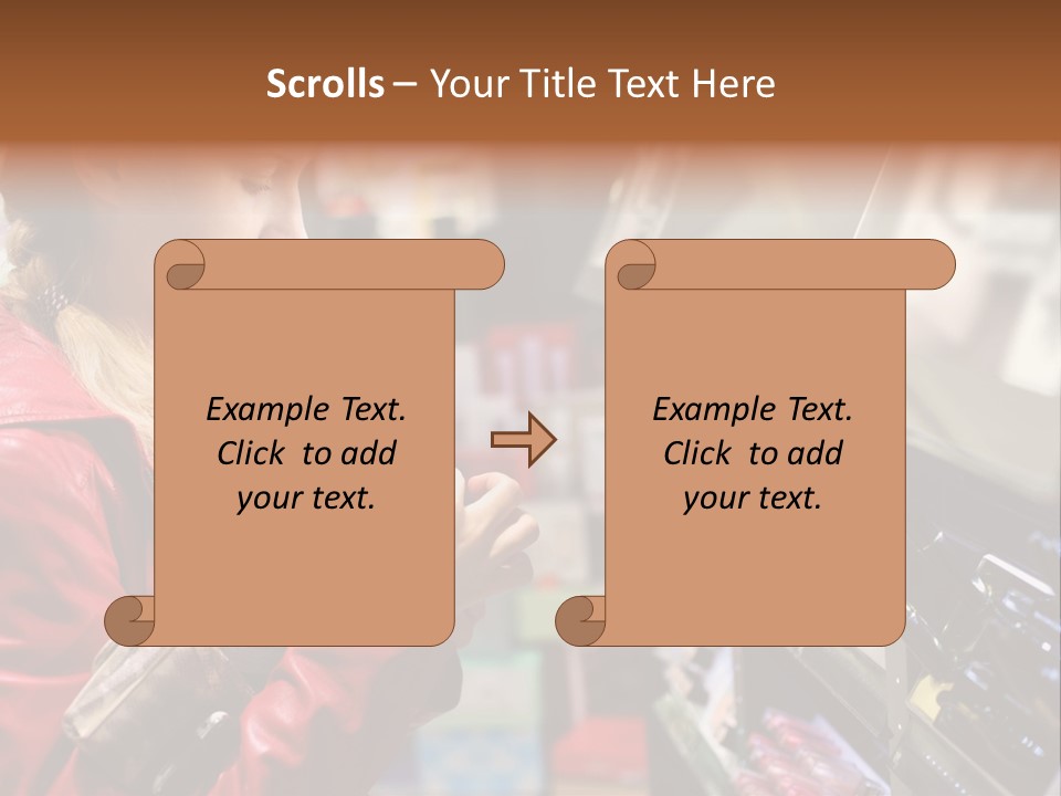 Makeup Face Urban PowerPoint Template