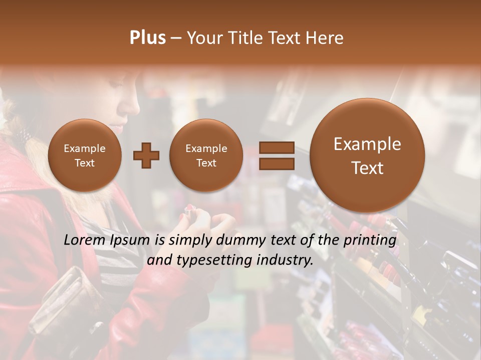 Makeup Face Urban PowerPoint Template