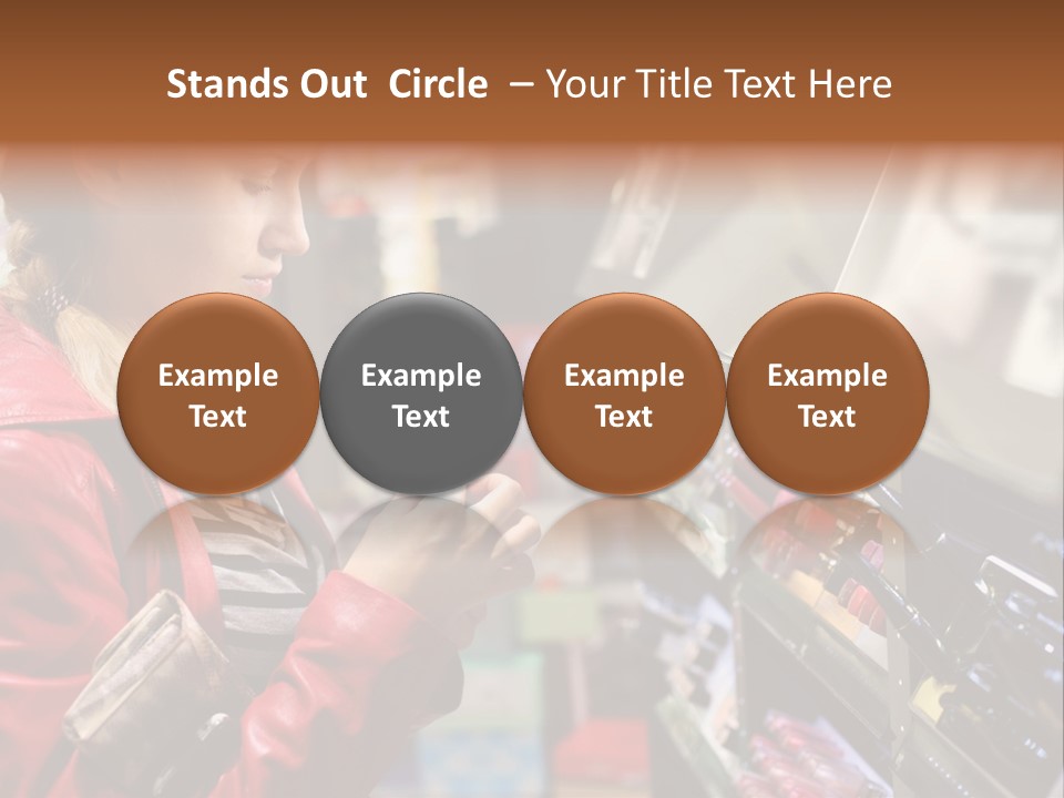 Makeup Face Urban PowerPoint Template