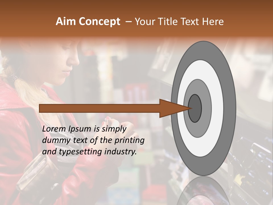 Makeup Face Urban PowerPoint Template