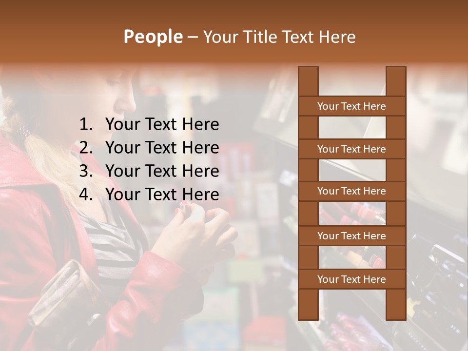 Makeup Face Urban PowerPoint Template