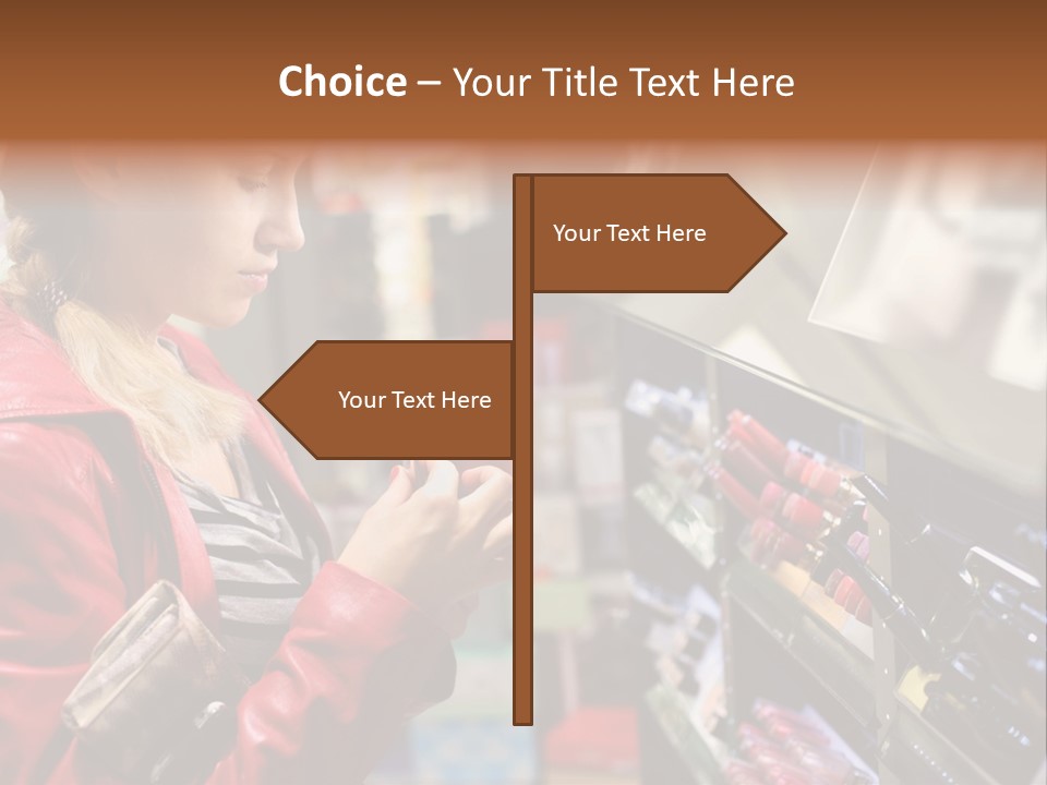 Makeup Face Urban PowerPoint Template