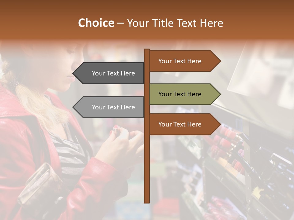 Makeup Face Urban PowerPoint Template