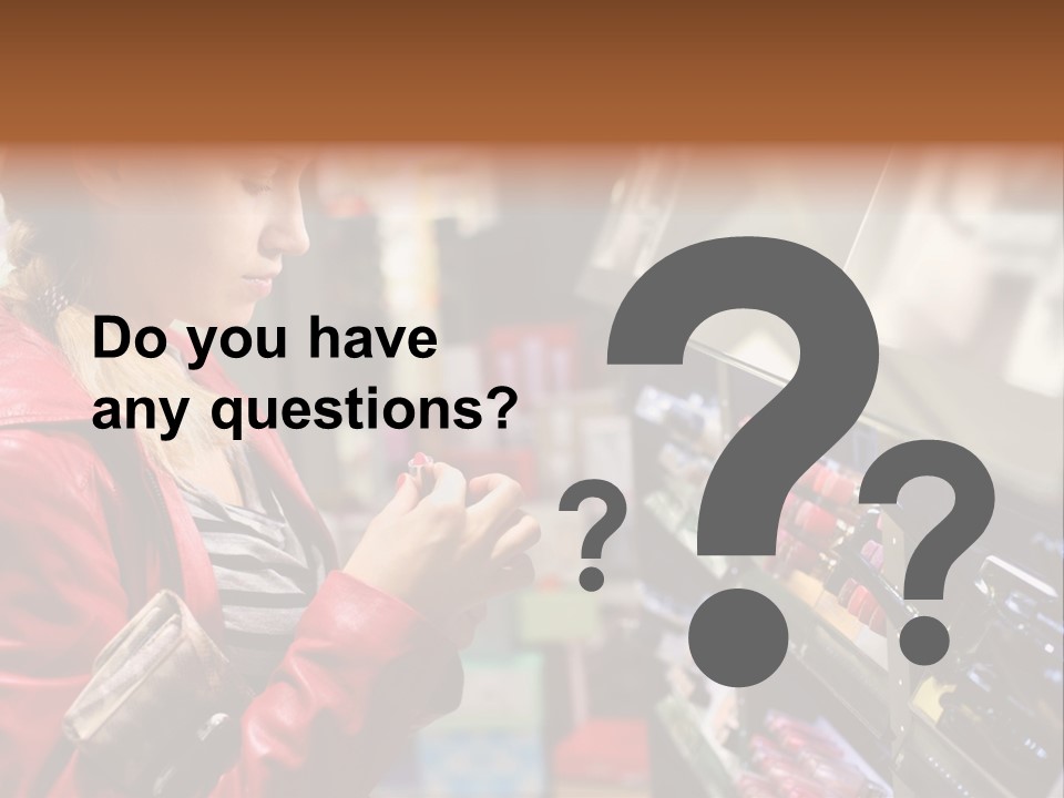 Makeup Face Urban PowerPoint Template