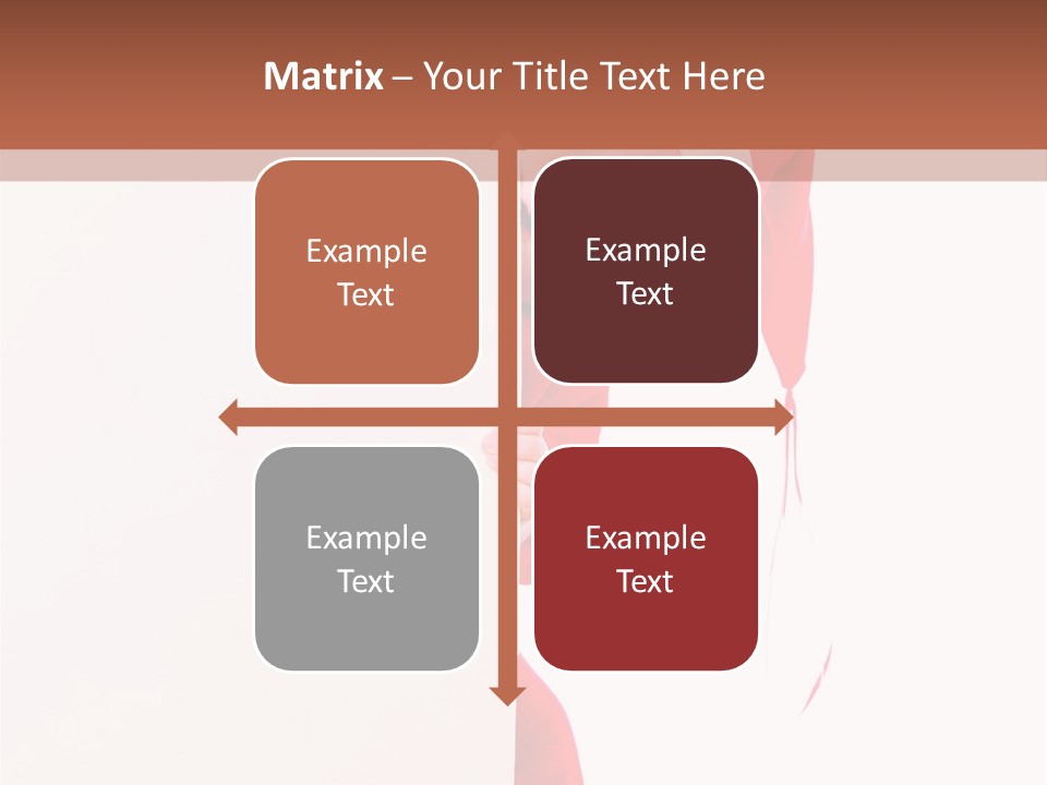 Christmas Baby Hands PowerPoint Template