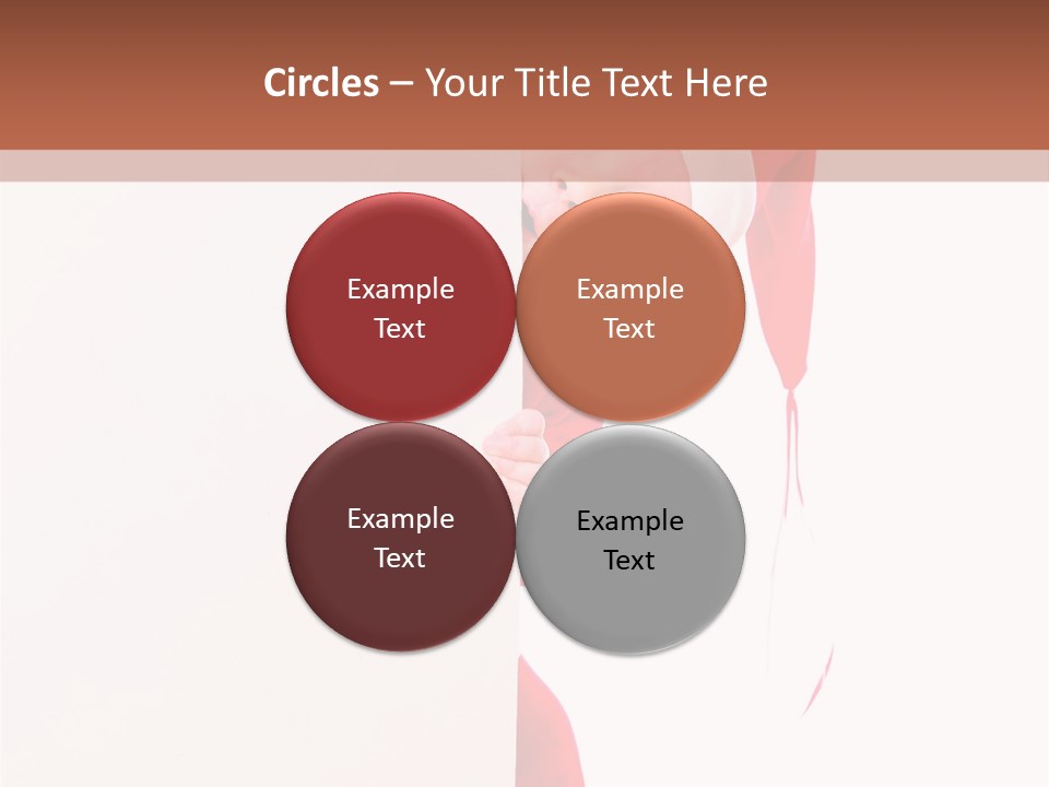 Christmas Baby Hands PowerPoint Template