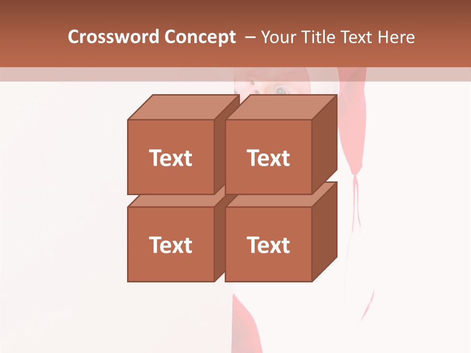 Christmas Baby Hands PowerPoint Template