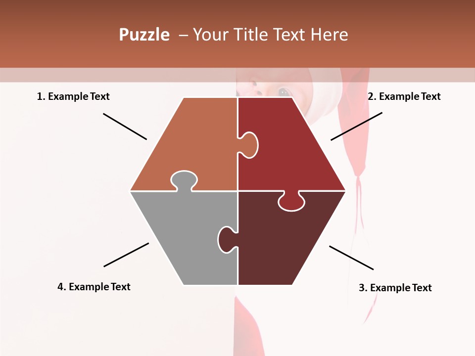 Christmas Baby Hands PowerPoint Template