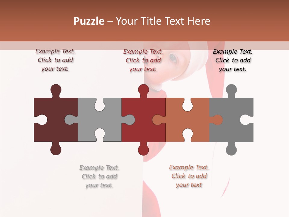 Christmas Baby Hands PowerPoint Template