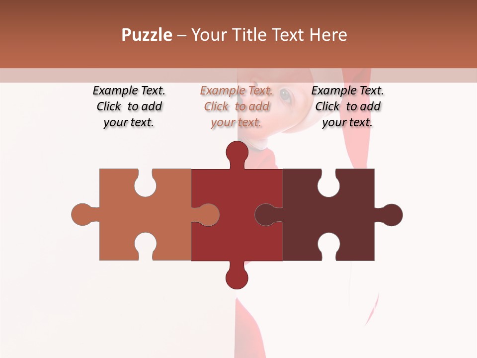 Christmas Baby Hands PowerPoint Template