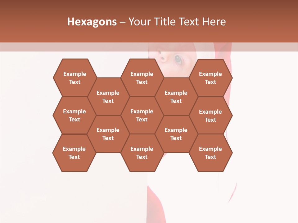 Christmas Baby Hands PowerPoint Template