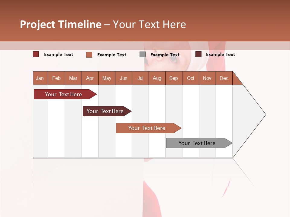 Christmas Baby Hands PowerPoint Template
