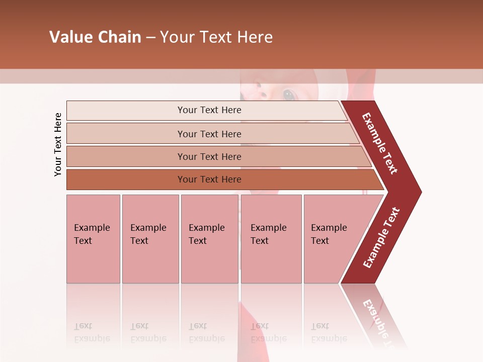 Christmas Baby Hands PowerPoint Template