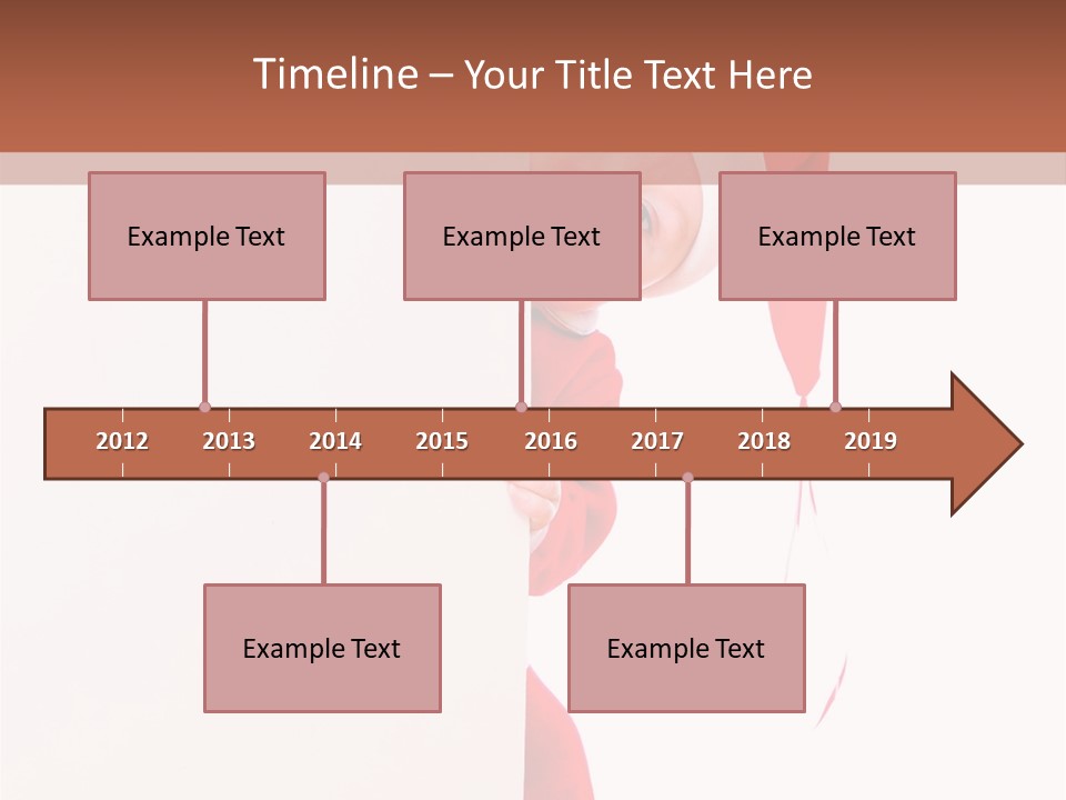 Christmas Baby Hands PowerPoint Template
