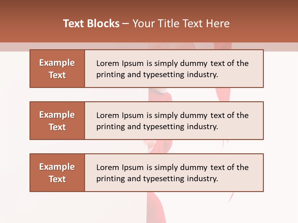 Christmas Baby Hands PowerPoint Template