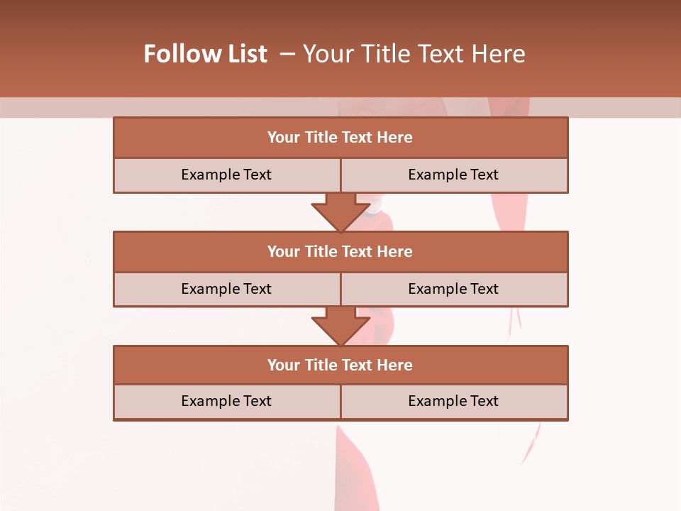 Christmas Baby Hands PowerPoint Template