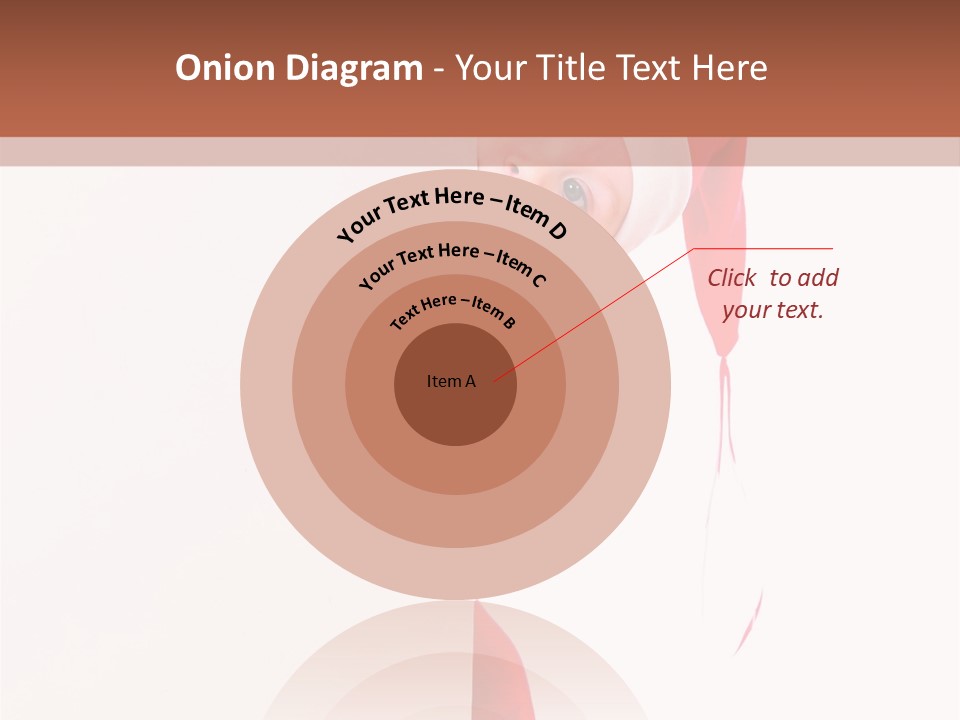 Christmas Baby Hands PowerPoint Template