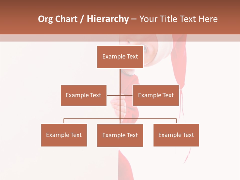 Christmas Baby Hands PowerPoint Template