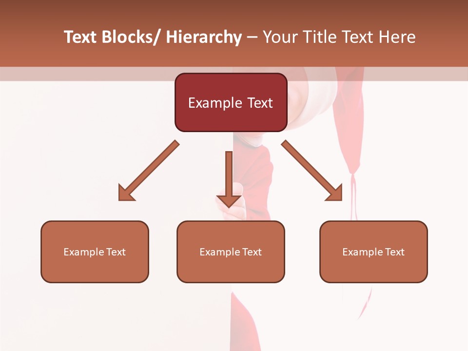 Christmas Baby Hands PowerPoint Template