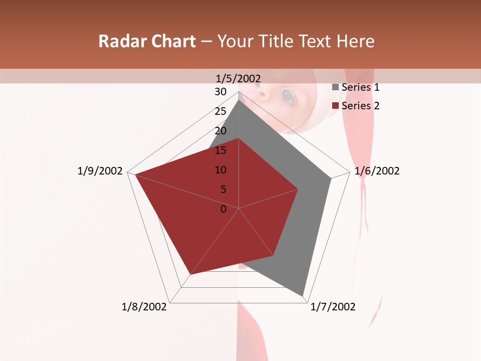 Christmas Baby Hands PowerPoint Template