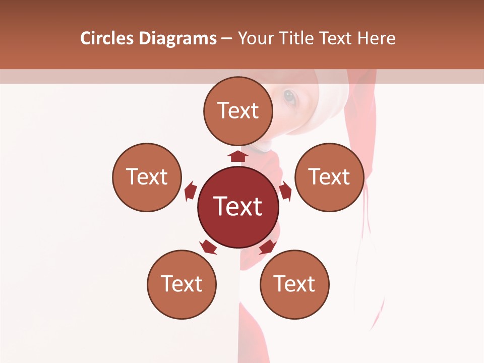 Christmas Baby Hands PowerPoint Template