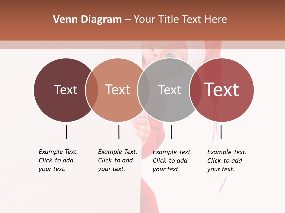 Christmas Baby Hands PowerPoint Template