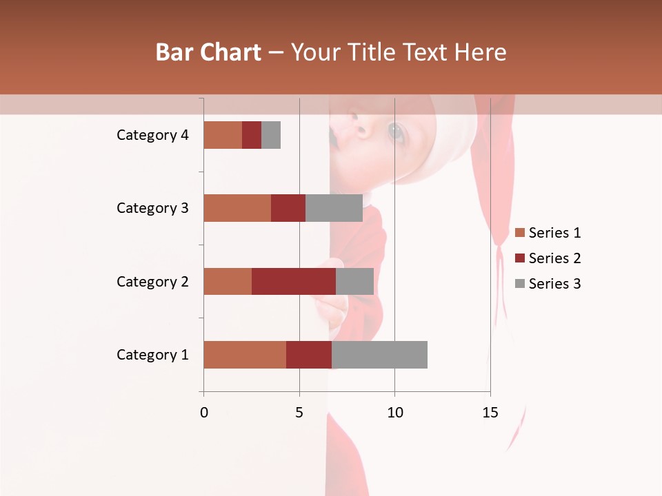 Christmas Baby Hands PowerPoint Template