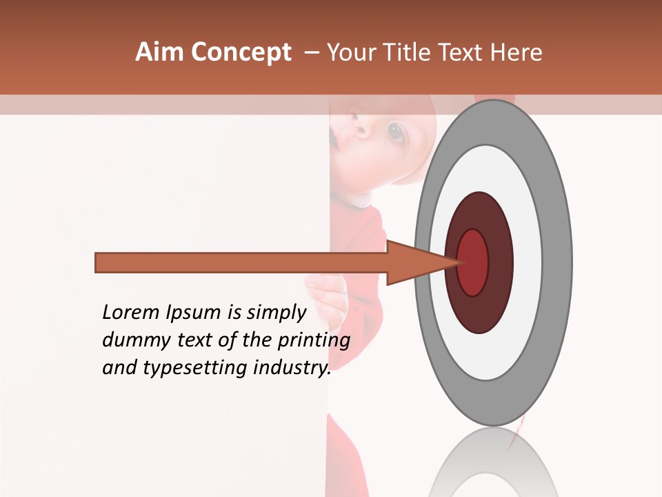 Christmas Baby Hands PowerPoint Template