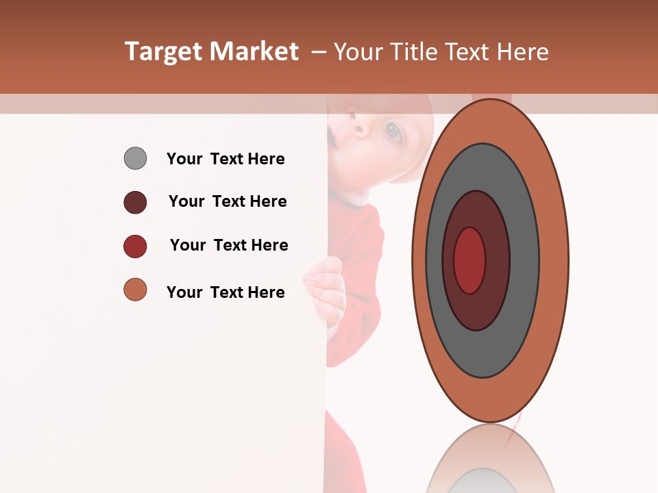 Christmas Baby Hands PowerPoint Template