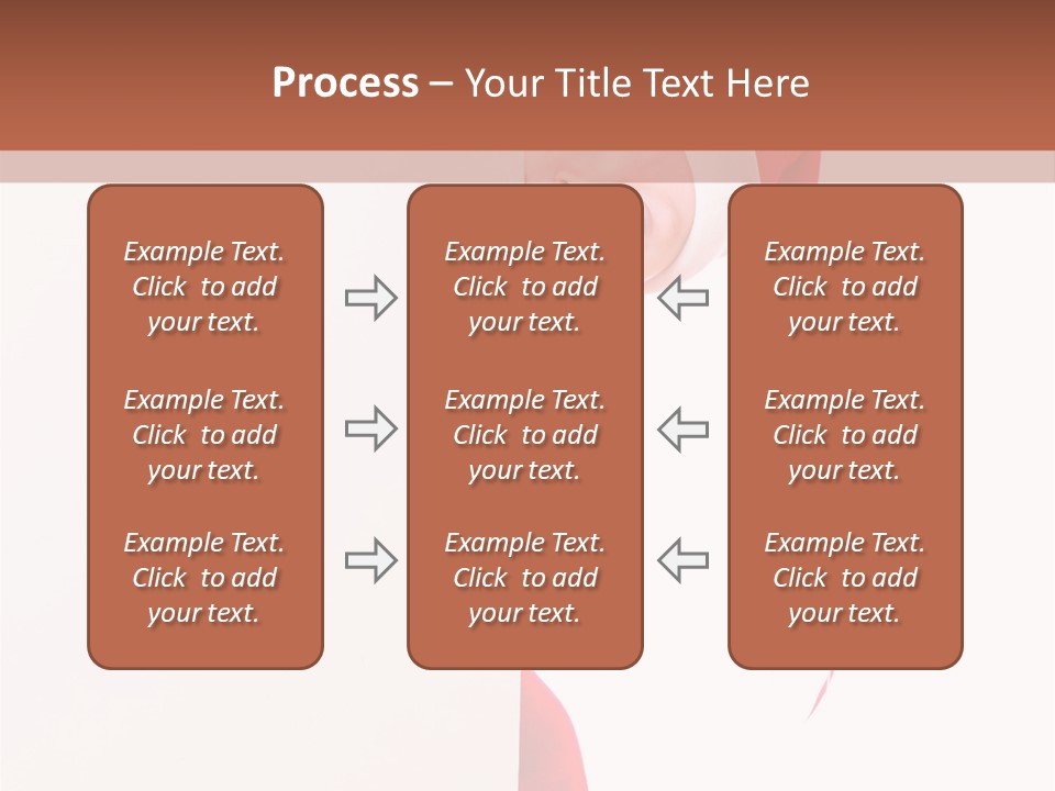 Christmas Baby Hands PowerPoint Template