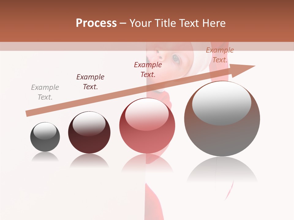 Christmas Baby Hands PowerPoint Template