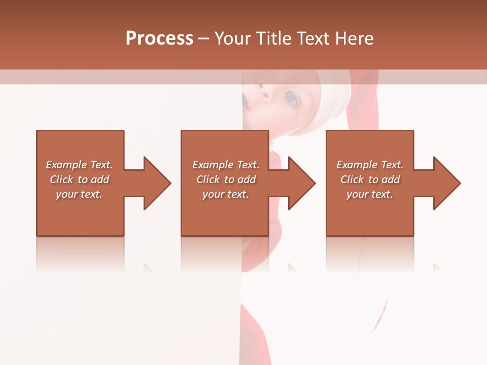Christmas Baby Hands PowerPoint Template