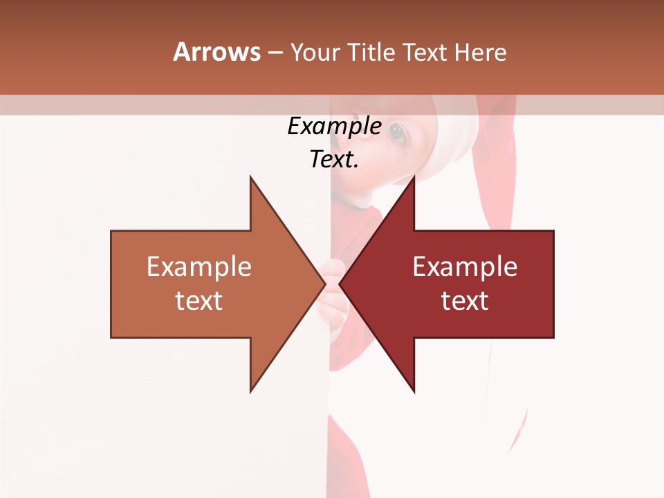 Christmas Baby Hands PowerPoint Template