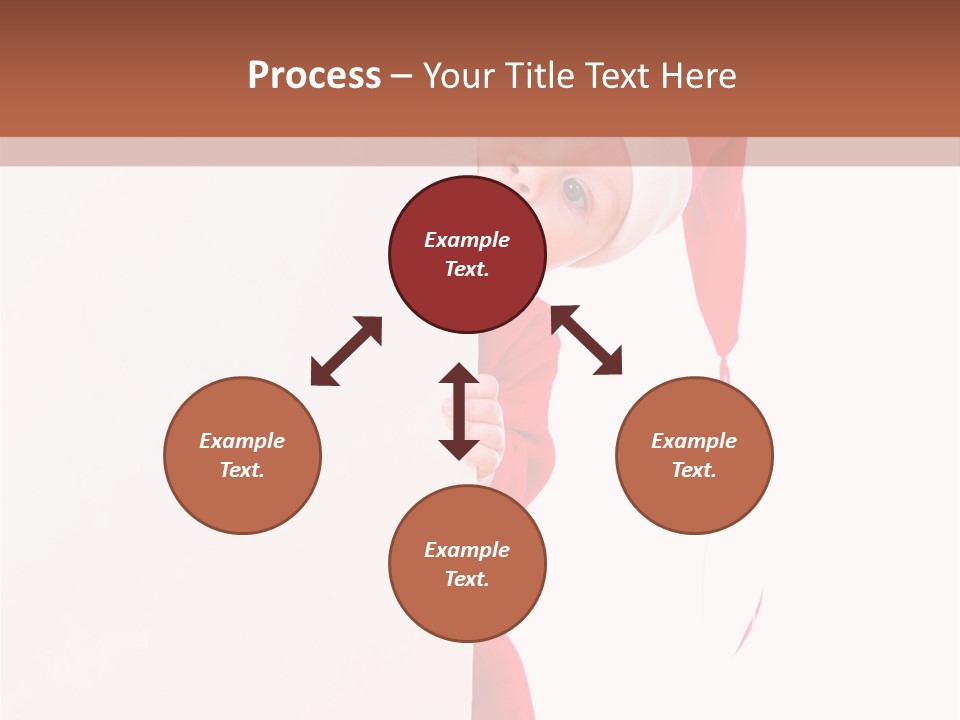 Christmas Baby Hands PowerPoint Template