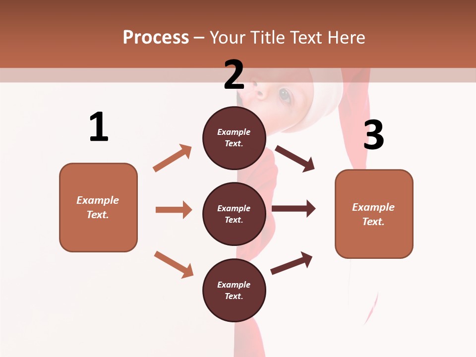 Christmas Baby Hands PowerPoint Template