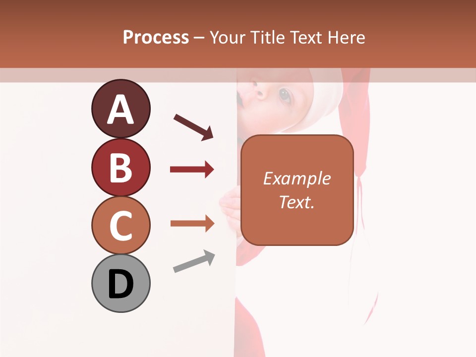 Christmas Baby Hands PowerPoint Template