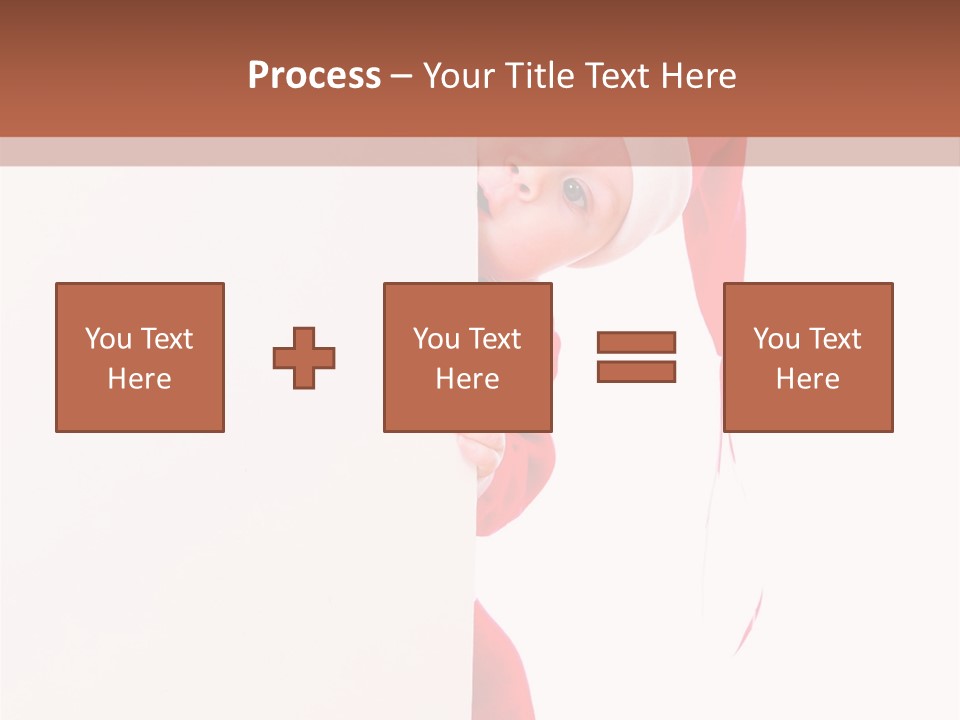 Christmas Baby Hands PowerPoint Template