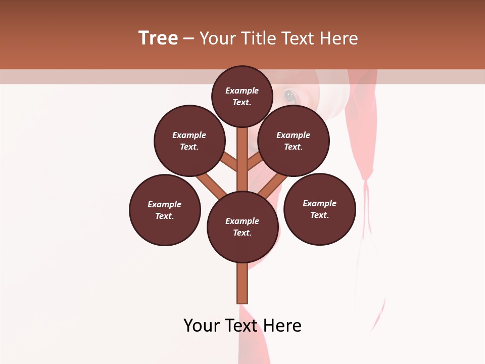 Christmas Baby Hands PowerPoint Template