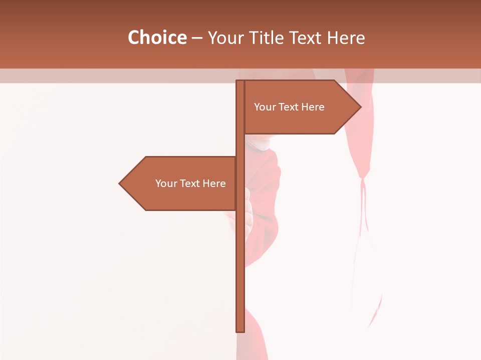 Christmas Baby Hands PowerPoint Template