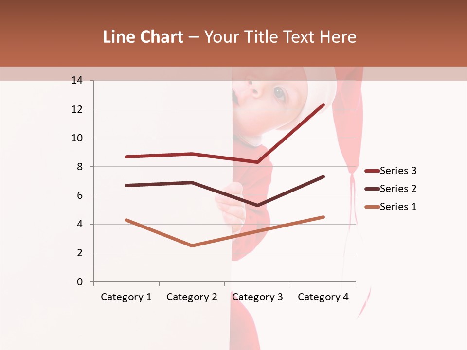 Christmas Baby Hands PowerPoint Template