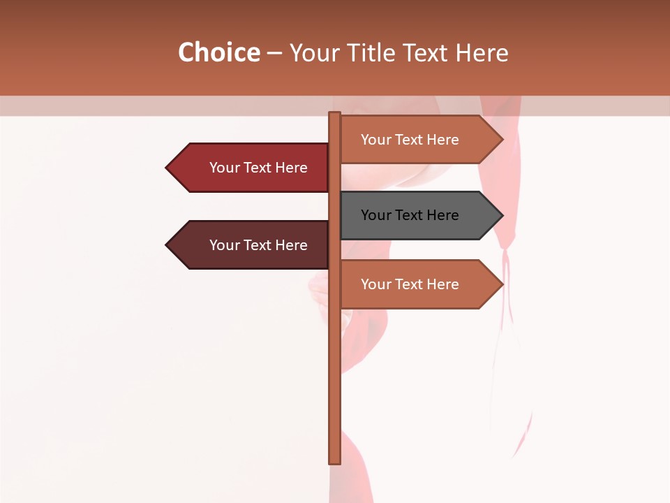Christmas Baby Hands PowerPoint Template