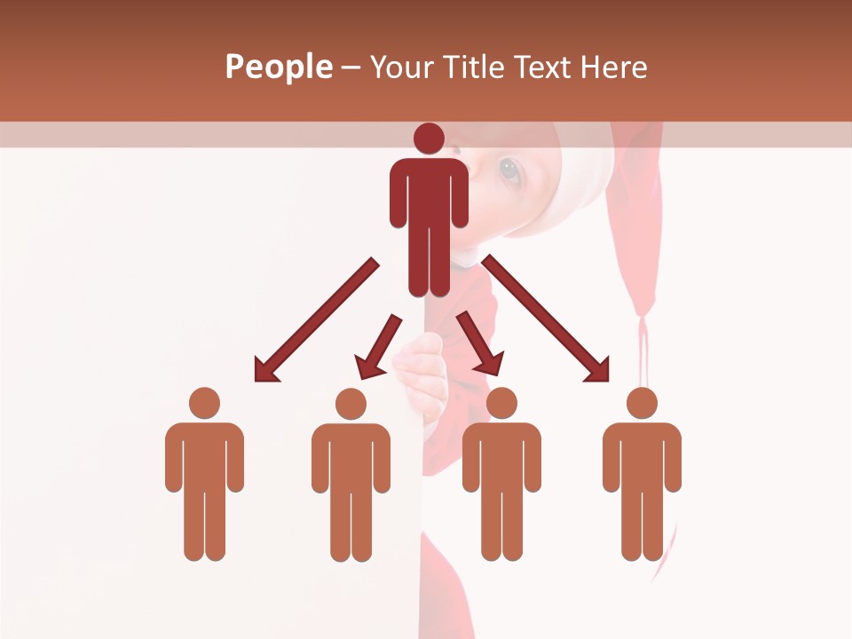 Christmas Baby Hands PowerPoint Template