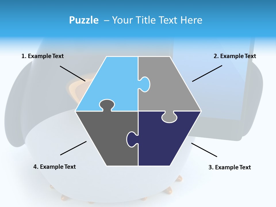 Wilderness Cold White PowerPoint Template