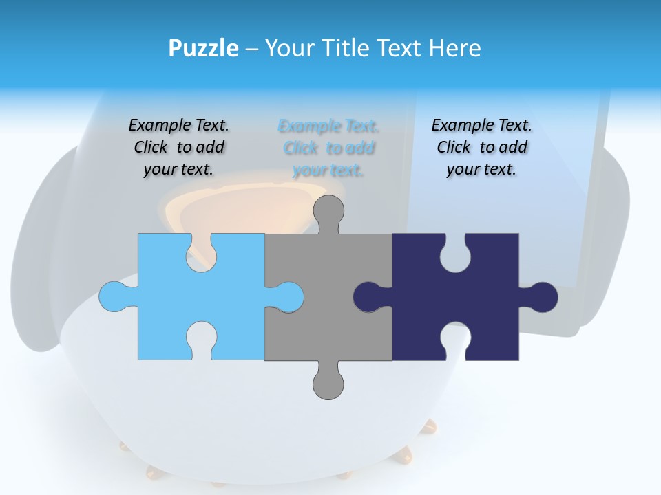 Wilderness Cold White PowerPoint Template