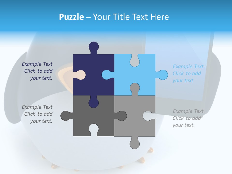 Wilderness Cold White PowerPoint Template