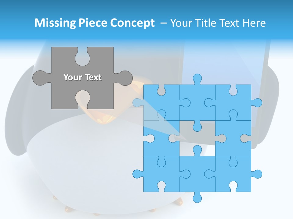 Wilderness Cold White PowerPoint Template