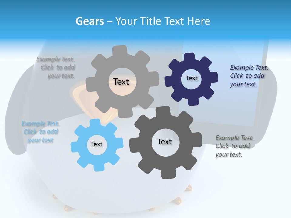 Wilderness Cold White PowerPoint Template