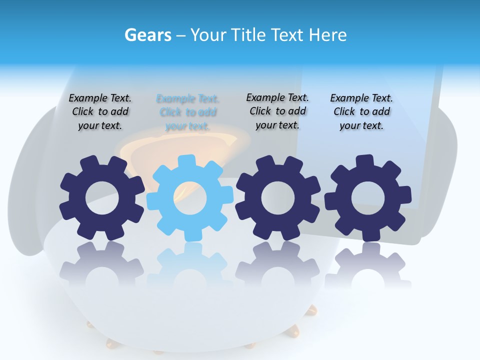 Wilderness Cold White PowerPoint Template