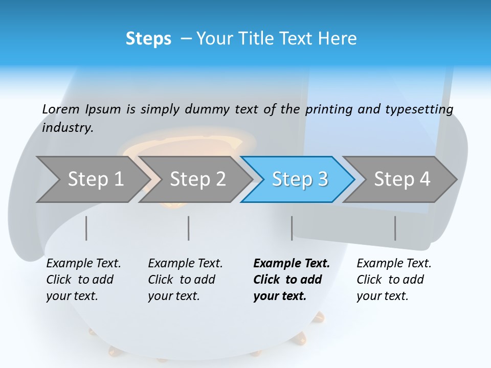 Wilderness Cold White PowerPoint Template